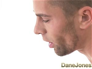 DaneJones defined nymph with hefty orbs and smooth-shaven fuckbox